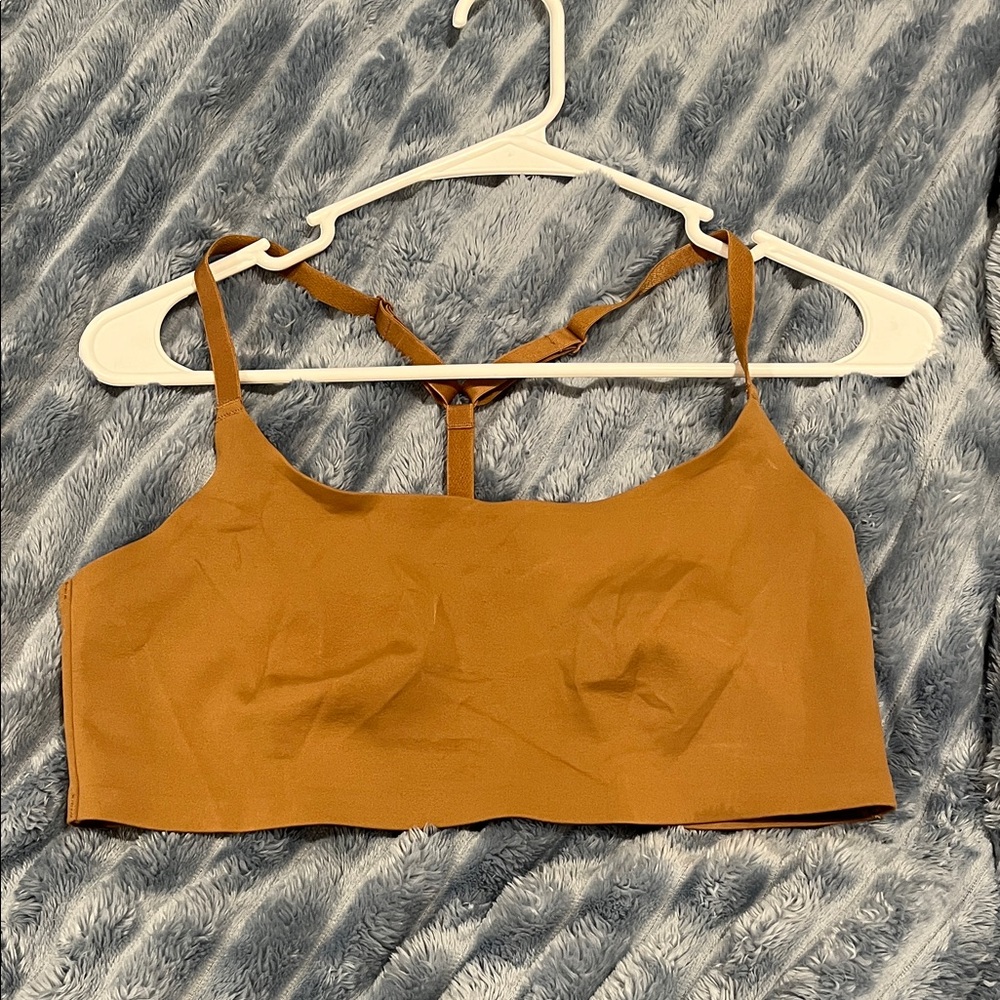 brown non padded bra